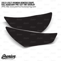 Full Smoke Tint Headlight | 2013-2017 Hyundai Genesis Coupe