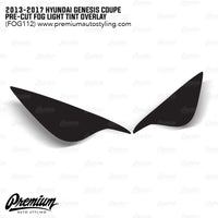Pre- Cut Fog Light Tint Overlay | 2013-2017 Hyundai Genesis Coupe