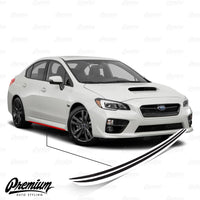 Side Skirt Accent Vinyl Overlay (Choose Your Color) | 2015-2021 Subaru WRX / STI