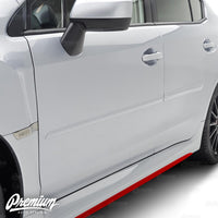 Side Skirt Accent Vinyl Overlay (Choose Your Color) | 2015-2021 Subaru WRX / STI