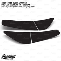 Smoked Tail Light Overlays - Smoke Tint | 2015-2022  Dodge Charger
