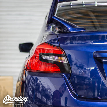 Tail Light Insert With Custom Cut-Out Overlay - Gloss Black | 2015-2021 Subaru WRX/STI