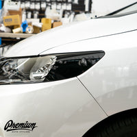 Headlight Amber Delete with Eyelid - Gloss Black Vinyl | 2018-2019 Honda Fit (Sport Only)