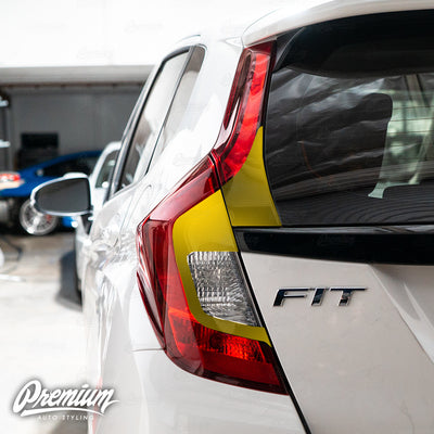 Tail Light Custom Black Out Accent - Gloss Black | 2015-2019 Honda Fit