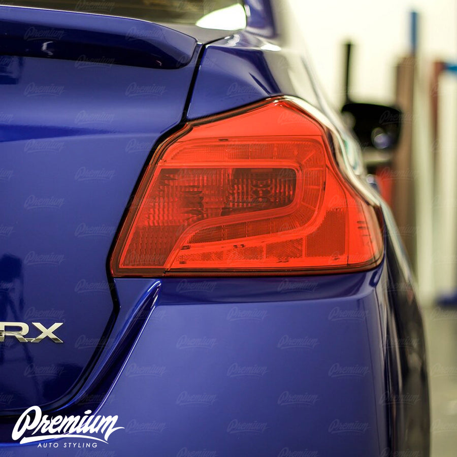 2015-2021 Subaru WRX Red Tint Tail Light Overlay