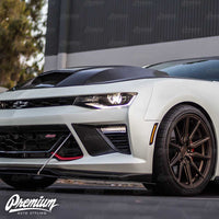 Front Bumper Accent Vinyl Overlay - Blackout | 2016-2018 Chevy Camaro - SS/1LT/1LE