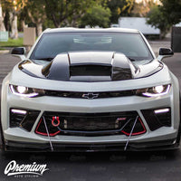 Front Bumper Accent Vinyl Overlay - Blackout | 2016-2018 Chevy Camaro - SS/1LT/1LE