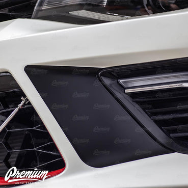 Front Bumper Accent Vinyl Overlay - Blackout | 2016-2018 Chevy Camaro - SS/1LT/1LE