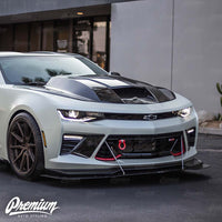 Front Bumper Accent Vinyl Overlay - Blackout | 2016-2018 Chevy Camaro - SS/1LT/1LE