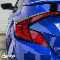 Tail Light Insert Overlay - Red Tint | 2016-2020 Honda Civic Coupe