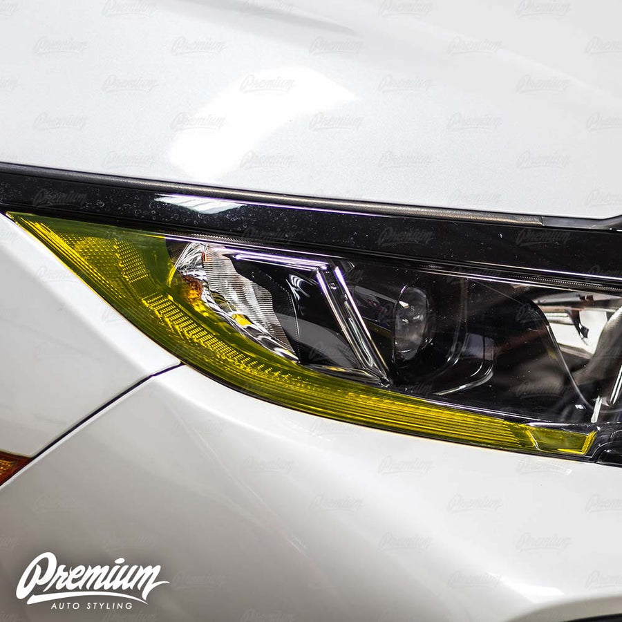 JDM Yellow Headlight DRL Tint Overlay