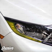 JDM Yellow Headlight DRL Tint Overlay