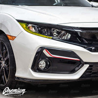 JDM Yellow Headlight DRL Tint Overlay