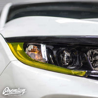 JDM Yellow Headlight DRL Tint Overlay
