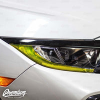 JDM Yellow Headlight DRL Tint Overlay