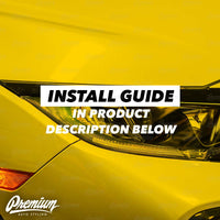 JDM Yellow Headlight DRL Tint Overlay