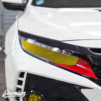 Headlight Overlay with Custom DRL Cut Out - Smoke Tint