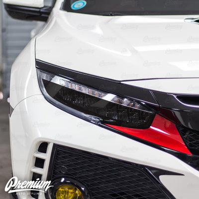 Headlight Overlay with Custom DRL Cut Out - Smoke Tint