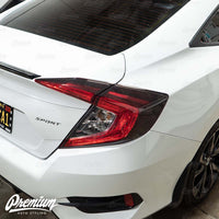 Tail Light Deck Black Out Overlay - Smoke Tint