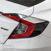Tail Light Deck Black Out Overlay - Gloss Black