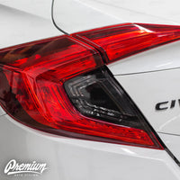 Tail Light Insert Black Out w/ Custom Turn Signal & Reverse Light Cutout