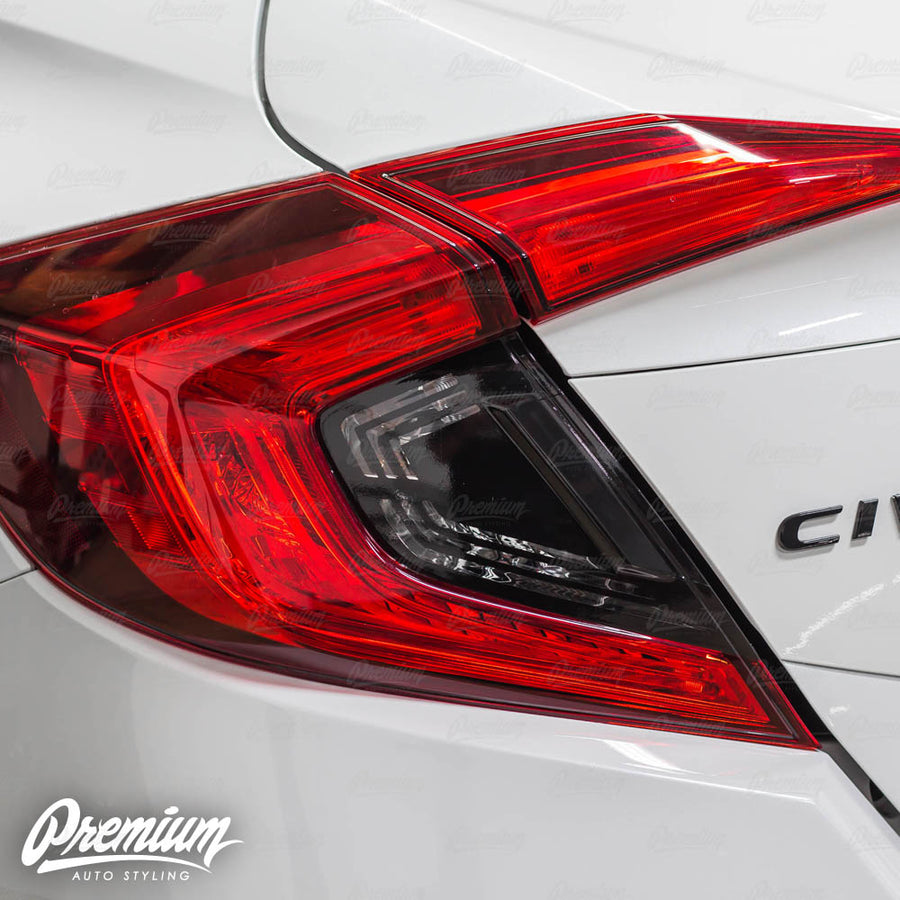 Tail Light Insert Black Out w/ Custom Turn Signal & Reverse Light Cutout