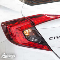 Tail Light Insert Black Out w/ Custom Turn Signal & Reverse Light Cutout