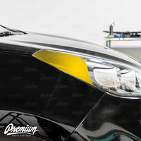 Headlight Amber Delete Vinyl Overlay - Gloss Black | 2017-2022 Kia Sportage