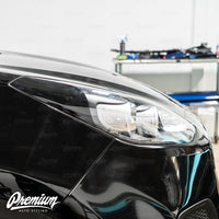 Headlight Amber Delete Vinyl Overlay - Gloss Black | 2017-2022 Kia Sportage