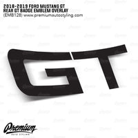 Gloss Black Rear GT Badge Overlay | Fits 2015–2023 GT Models