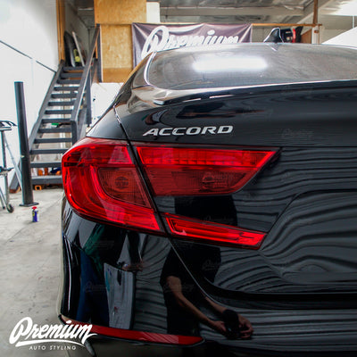 Tail Light Insert Overlays - Red Tint | 2018-2022 Honda Accord