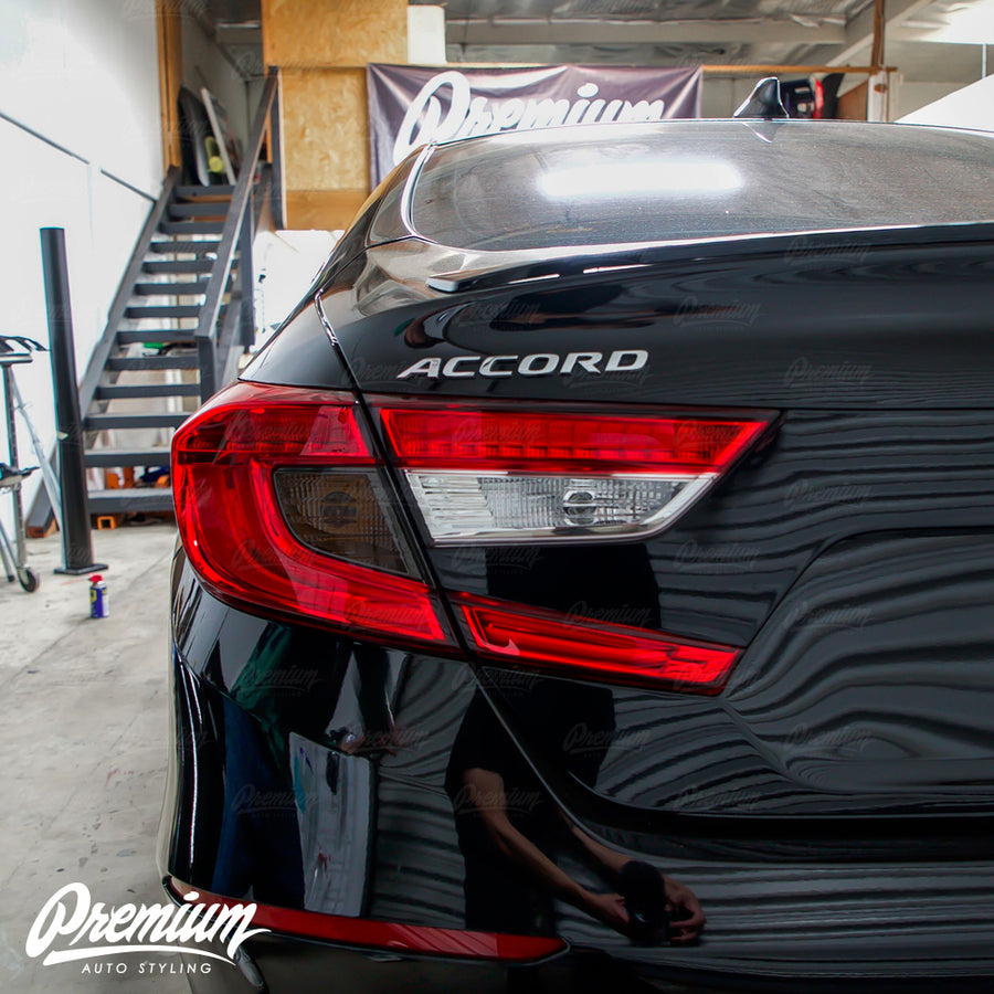Tail Light Turn Signal Overlays - Smoke Tint | 2018-2022 Honda Accord