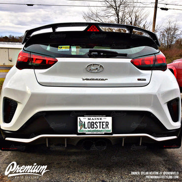 Taillight Tint Insert Smoked Overlays | Hyundai Veloster 2018-2022