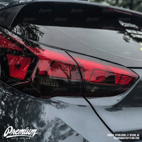 Taillight Tint Insert Smoked Overlays | Hyundai Veloster 2018-2022