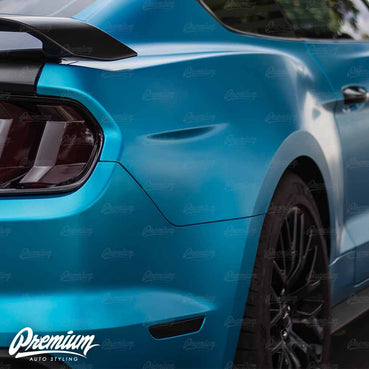 Smoked Rear Side Reflector Overlay - Smoke Tint | 2015-2023 Ford Mustang