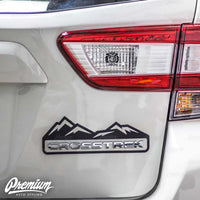 Crosstrek Mountain Range DECAL - Gloss Black