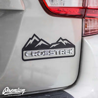 Crosstrek Mountain Range DECAL - Gloss Black