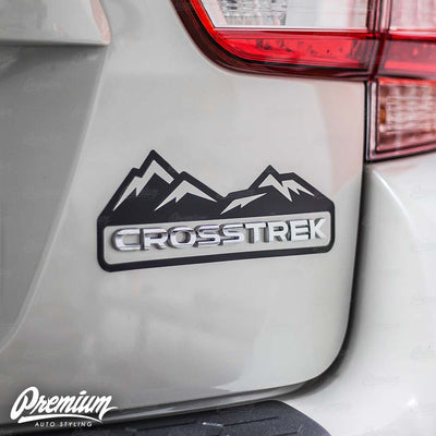 Crosstrek Mountain Range DECAL - Gloss Black