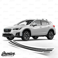 Window Trim Chrome Delete Vinyl Overlay - Gloss Black | 2018-2023 Subaru Crosstrek