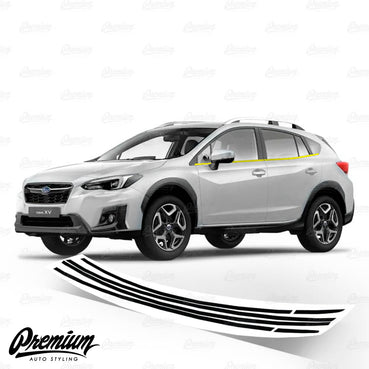 Window Trim Chrome Delete Vinyl Overlay - Satin Black