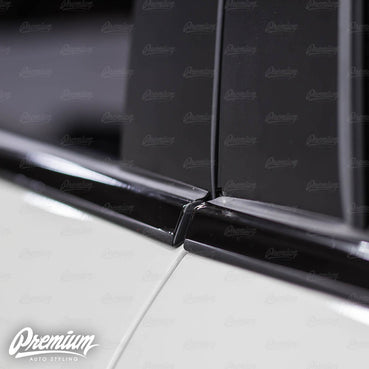 Window Trim Chrome Delete Vinyl Overlay - Gloss Black | 2018-2023 Subaru Crosstrek