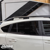 Window Trim Chrome Delete Vinyl Overlay - Satin Black
