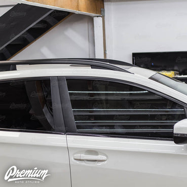Window Trim Chrome Delete Vinyl Overlay - Gloss Black | 2018-2023 Subaru Crosstrek