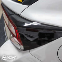 Tail Light Deck Vinyl Overlay - Gloss Black