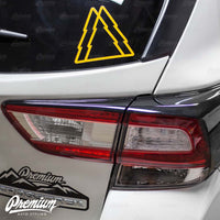 Tail Light Deck Vinyl Overlay - Gloss Black