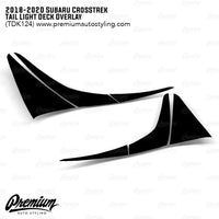 Tail Light Deck Vinyl Overlay - Gloss Black