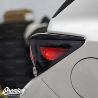 Tail Light Deck Vinyl Overlay with Reflector Cut Out - Gloss Black