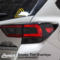 Tail Light Deck Vinyl Overlay with Reflector Cut Out - Gloss Black