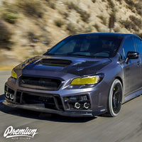 Headlight Face Smoke Tint Overlay | 2018+ Subaru WRX Limited / STI