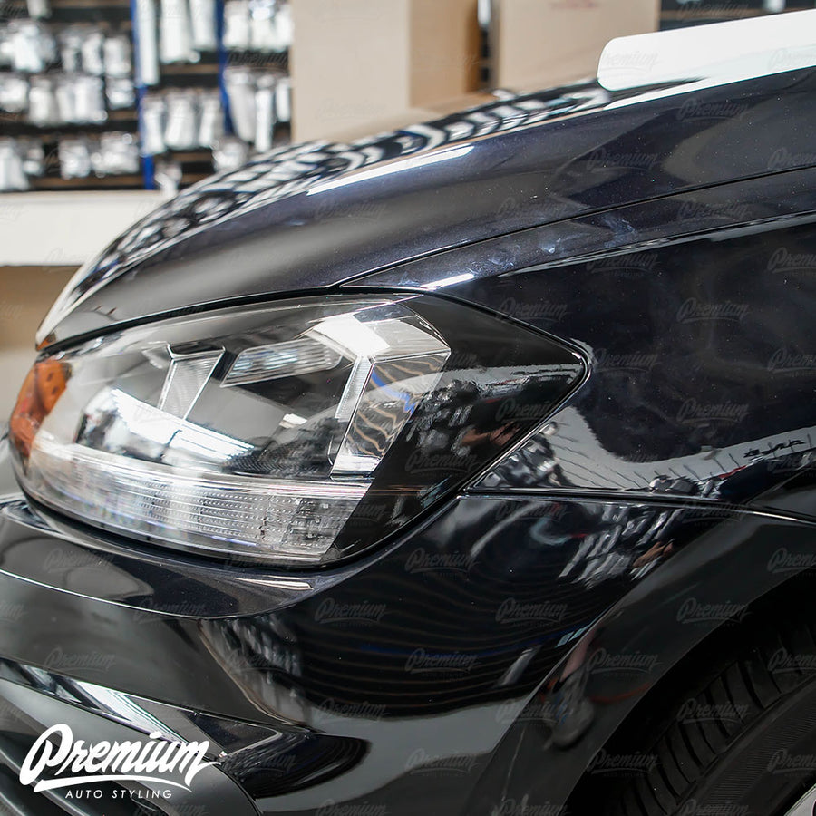 Headlight Amber Delete - Gloss Black | 2018-2020 Volkswagen Golf | GTI (Halogen Only)